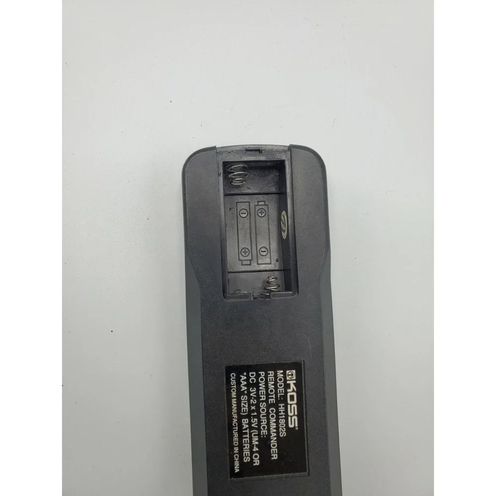 KOSS REMOTE CONTROLLER MODEL‎ HH1802S REMOTE COMMANDER